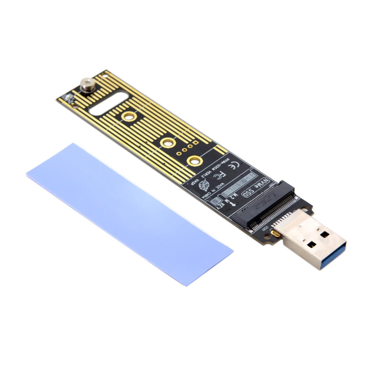 

CYSM Xiwai USB 3.0 to Nvme M-key M.2 NGFF SSD External PCBA Conveter Adapter Card Flash Disk Type