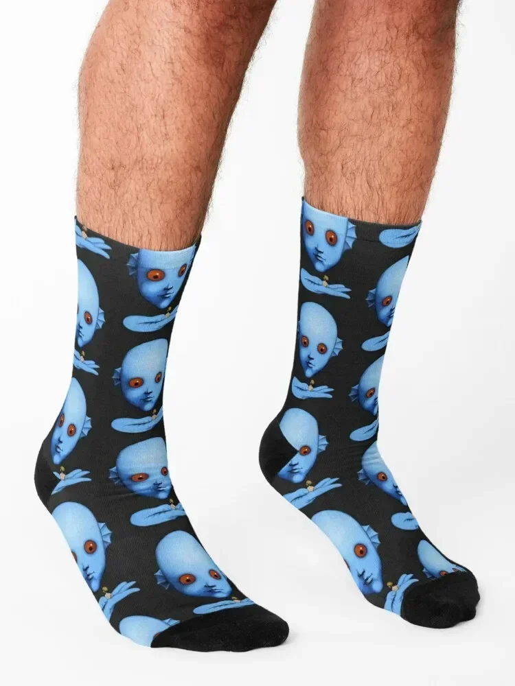 La Planete Sauvage Socks presente de Natal anime Novidades Mulher Meias Masculinas