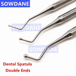 Dental Composite Filling Tool Resin Composite Spatula Plastic Double Ends Ball Tips