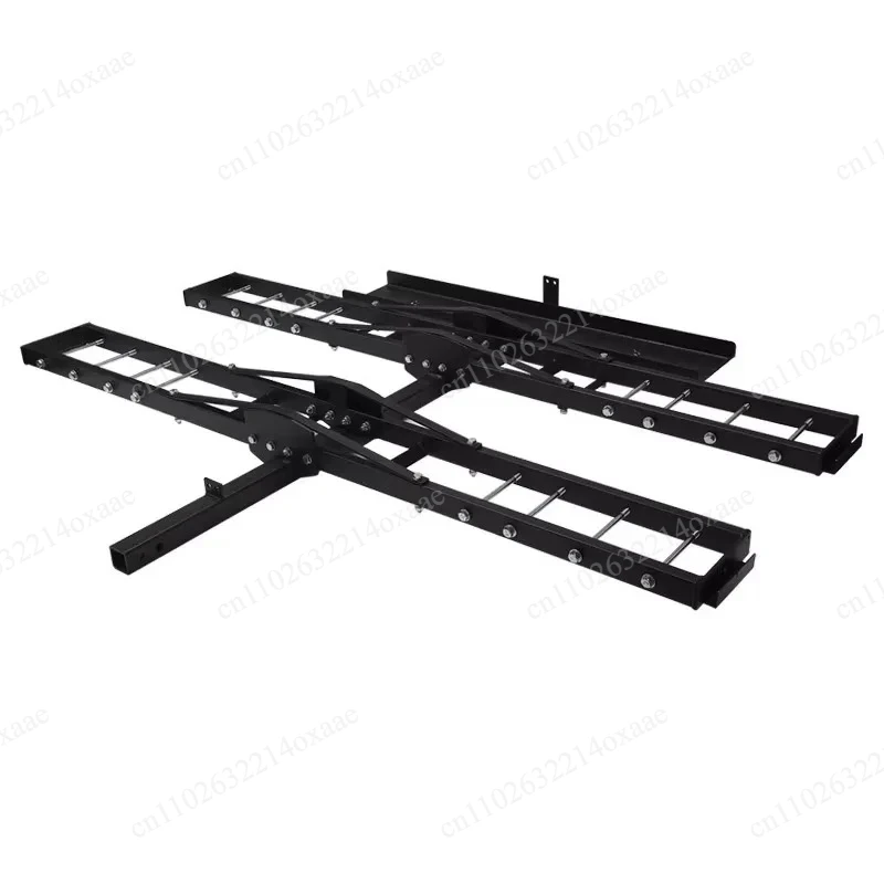 

Heavy Duty Steel Hitch Mount Carrier with Ramp Receiver, Suitable for 2 E-bikes Scooter Heavy Duty Hauler