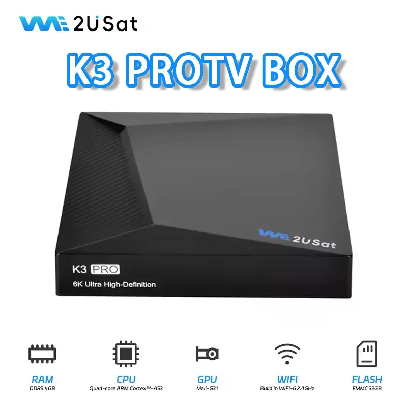🔥We2Usat K3 Pro 6K …