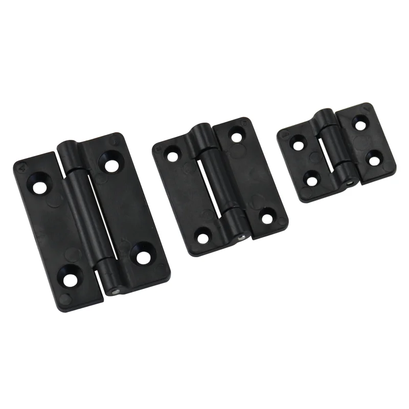 Small Random Stop Torque Hinge Black Plastic Damping Positioning Hinge Random Stop Flip Folding Hinge