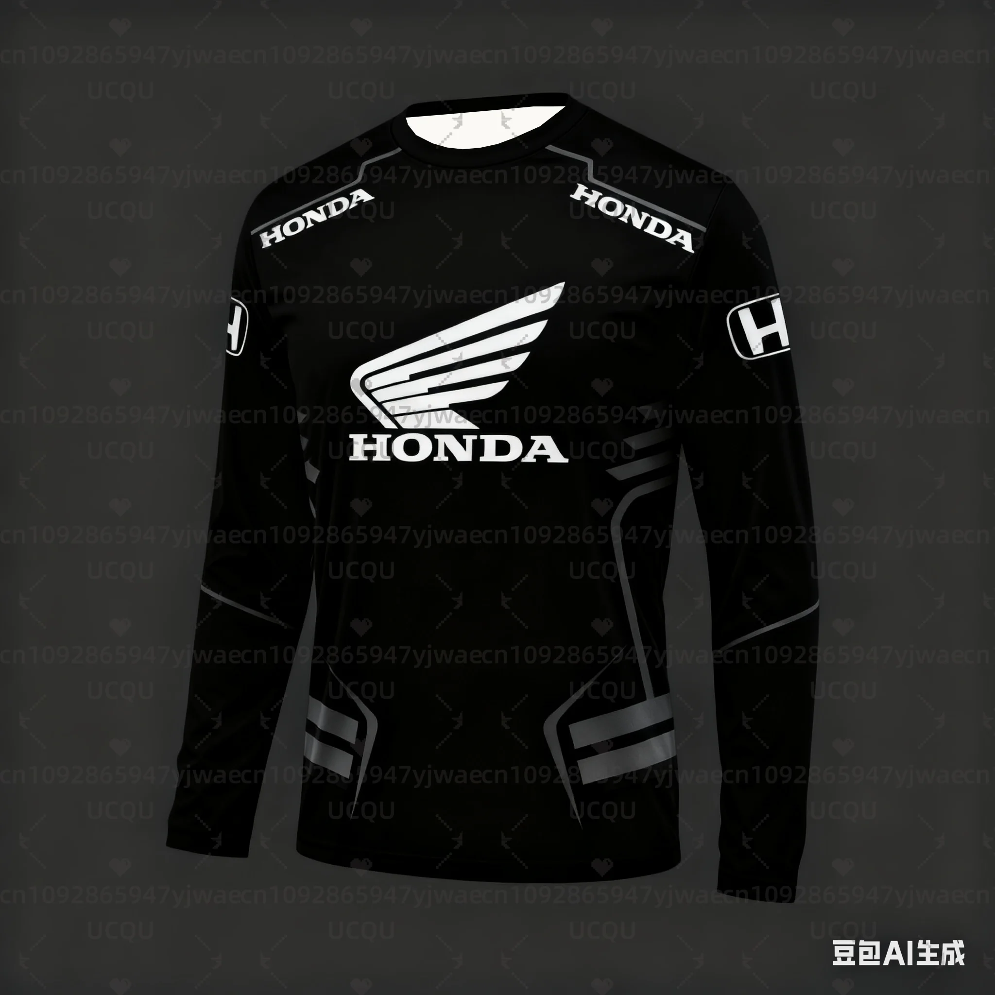 

Honda High Performance Motocross Long Sleeve T-Shirt Quick Drying Breathable Gear for Off-road Riders and Mountain Bikers Jerse