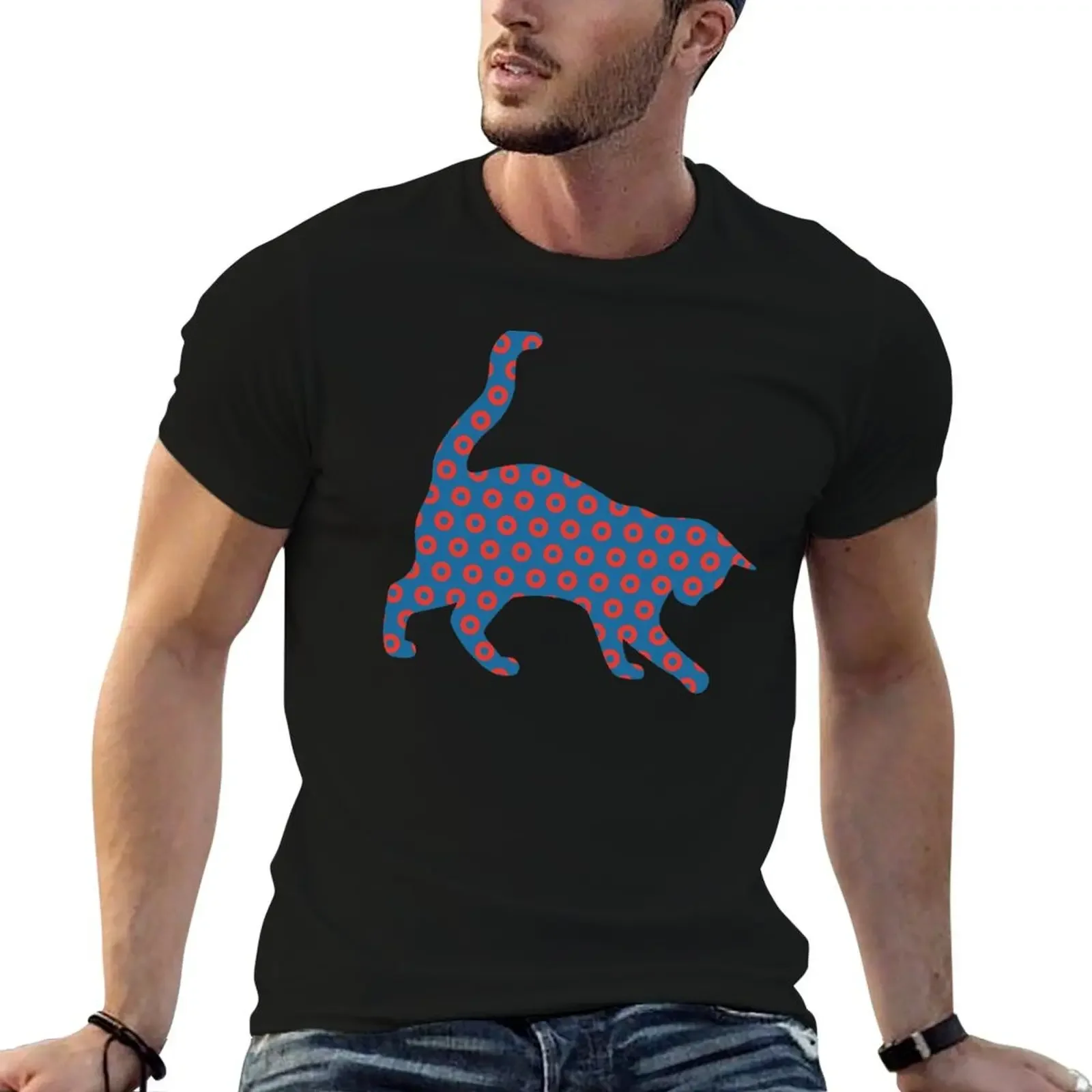 Phish Your Pet Cat Donuts T-Shirt Aesthetic clothing for a boy summer tops anime clothes mens designer t shirt