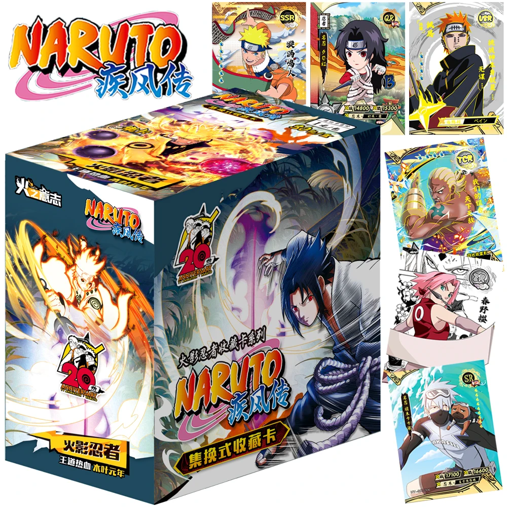 

NARUTO Collection Card For Children Nagato Might Guy Gaara Uchiha Shisui Fantasy Classic Anime Limited Game Card Toys For Family