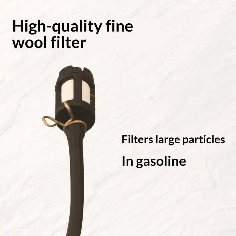 1PC Universal Fuel Tank Filter Kit Fuel Pipe Filter Set For Chainsaw Lawn Mower Grass Trimmer Oil Pipe Fuel Hose Garden Tools
