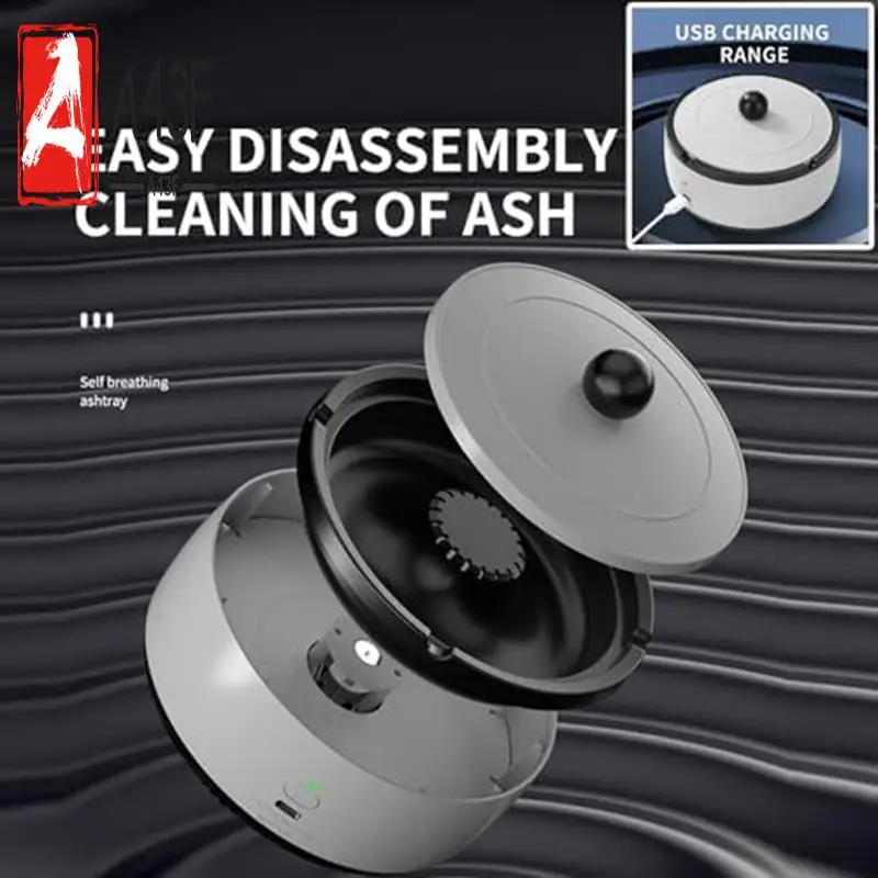 

A43F-многофункциональная бездымная пепельница для использования в помещении и на открытом воздухе, очиститель воздуха, настольный USB перезаряжаемый электрический фильтр для пепельницы