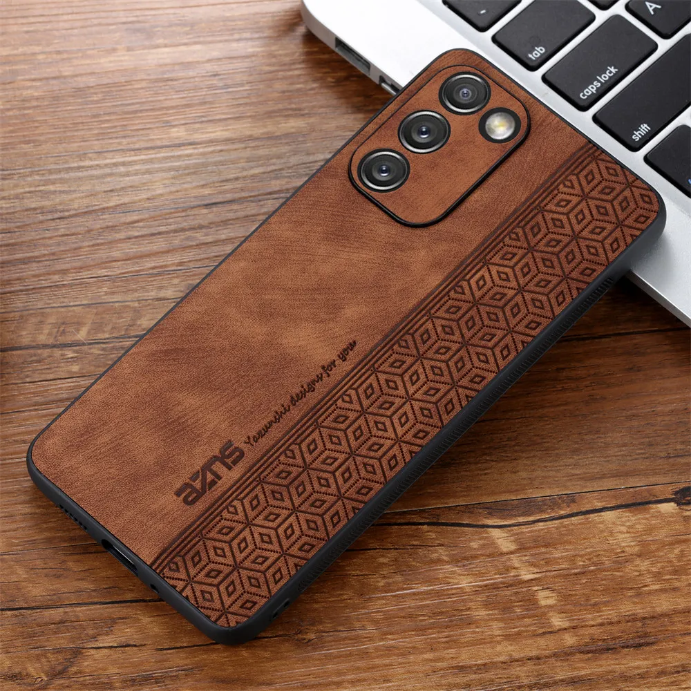 For Samsung Galaxy S20 FE Чехол для back cover Skin Feel Shockproof Leather Case Soft Funda For Galaxy S21 S22 S23 Plus Ultra