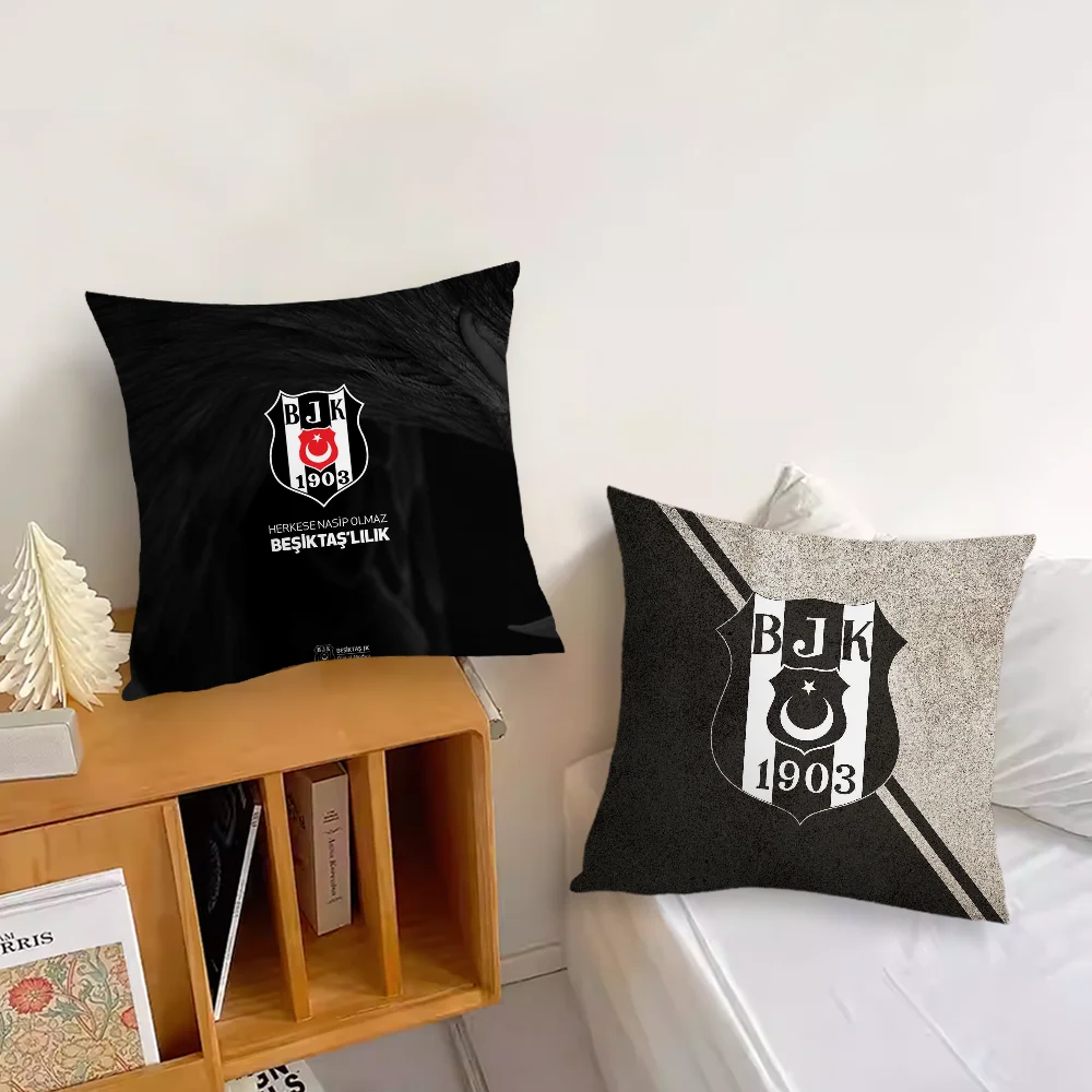 Turkey Besiktas JK Pillow Case For Sofa Bedside Table Bedroom Backrest Living Beshiktash Office Cushion Printed Square Multiple