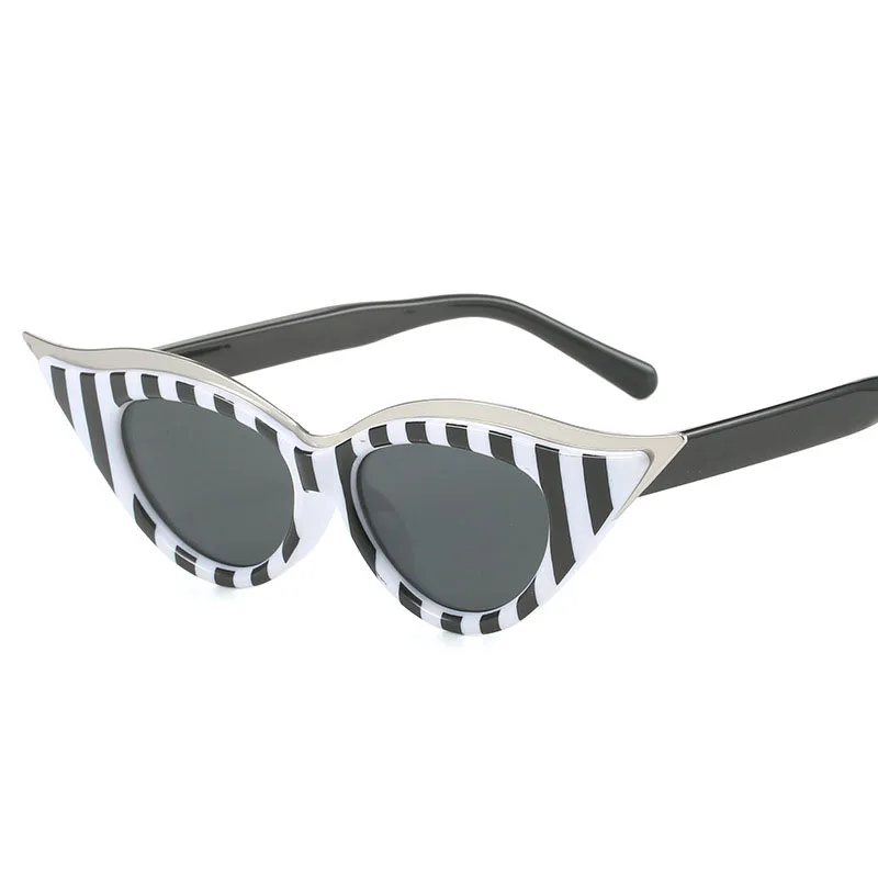 Gafas de sol de estilo Retro Vintage para mujer, gafas de sol con forma de ojo de gato, diseño antirreflectante, alta calidad