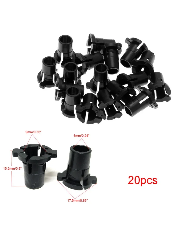 E34 헤드라이트 나사 헤드라이트 나사 클립 플라스틱 재질 차량 부품 외관 모양 크기 차량 유지 보수