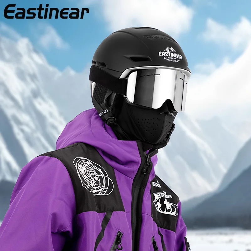 

Eastinear Professional Ski Helmets for Men and Women, Single and Double Boards, Warm and Anti-collision Outdoor Ski Equipment