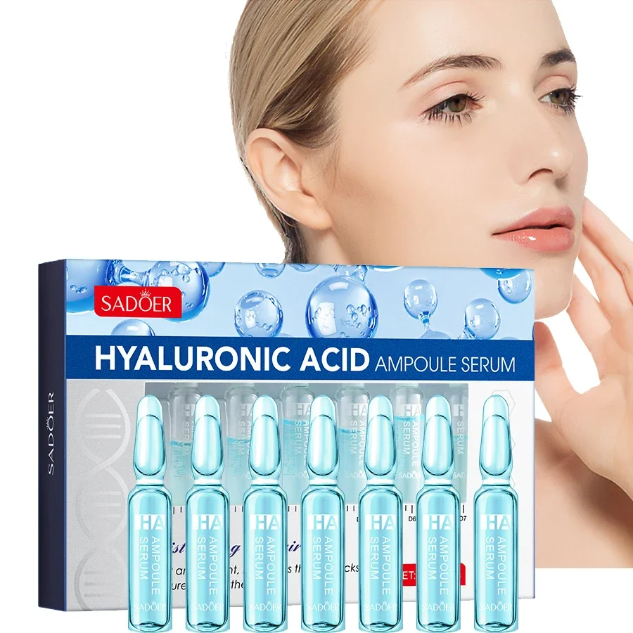 Sadoer Skin Care Hyaluronic Acid Liquid Serum Facial Moisturizing Lifting Glow Up нити для подтяжки лица Dermapen Serum 2ml*7Pcs