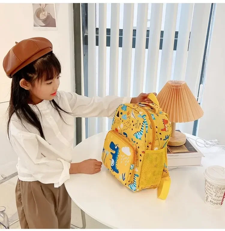 Nette Cartoon Dinosaurier Baby Rucksäcke Kindergarten Schul Kinder Jungen Mädchen Schule Taschen Einstellbare Tiere Kind Rucksack