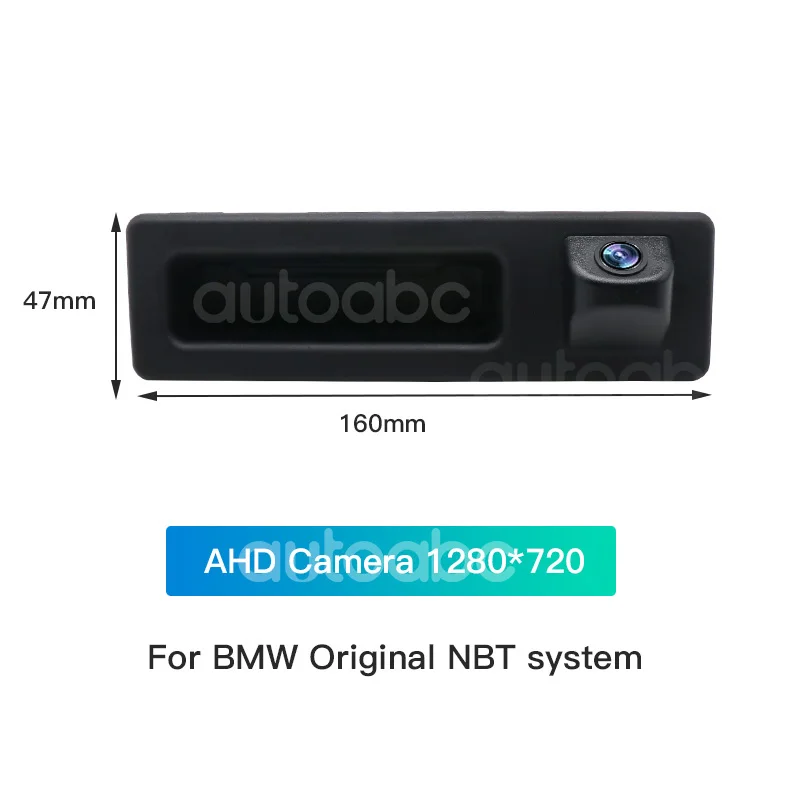 AHD 720P Waterproof Car Rear View Reverse Camera For BMW 2 3 5 7 Series X1 X3 X4  F30 F32 F36 F10 F11 F25 F48 Android  Car Radio