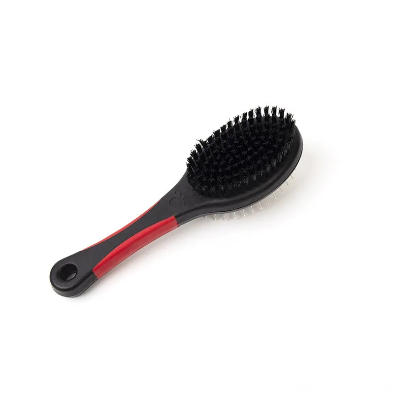 Pet Dog Needle Comb Durable Double-Sided Bathing Brush Plastic Massage Beauty Bristle Brush Floating Hair Remove Grooming Tools