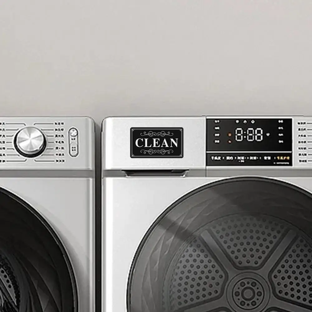 Easy to Read Dishwasher Magnet Clean Dirty Dishwasher Magnet 2pcs Dishwasher Dirty Clean Magnets Magnetic for Dishwashing