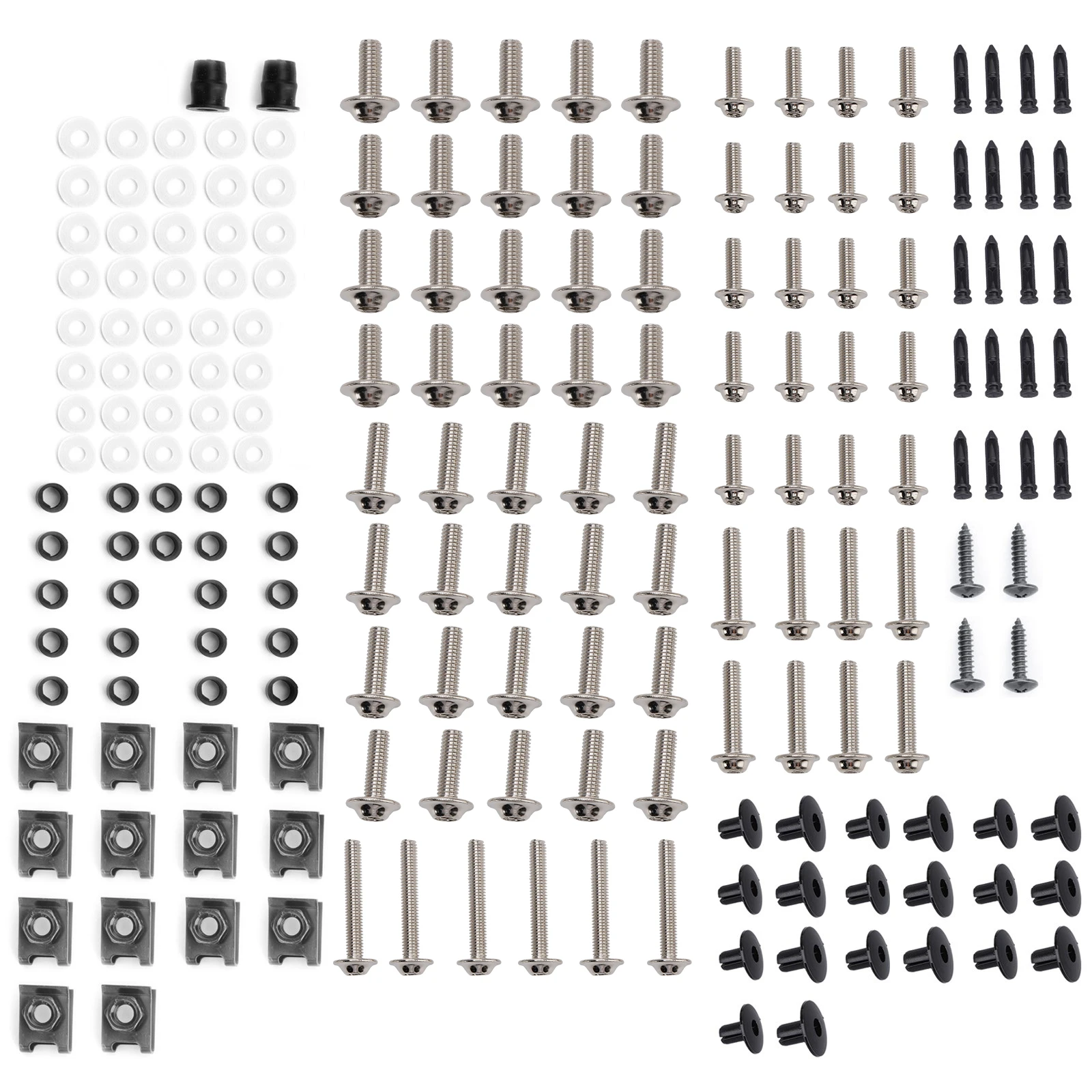 Topteng FZ07 الفضة لمجموعة مسامير R1 هدية هيكل السيارة R25 R6 صالح البراغي ياماها YZF FZ09
