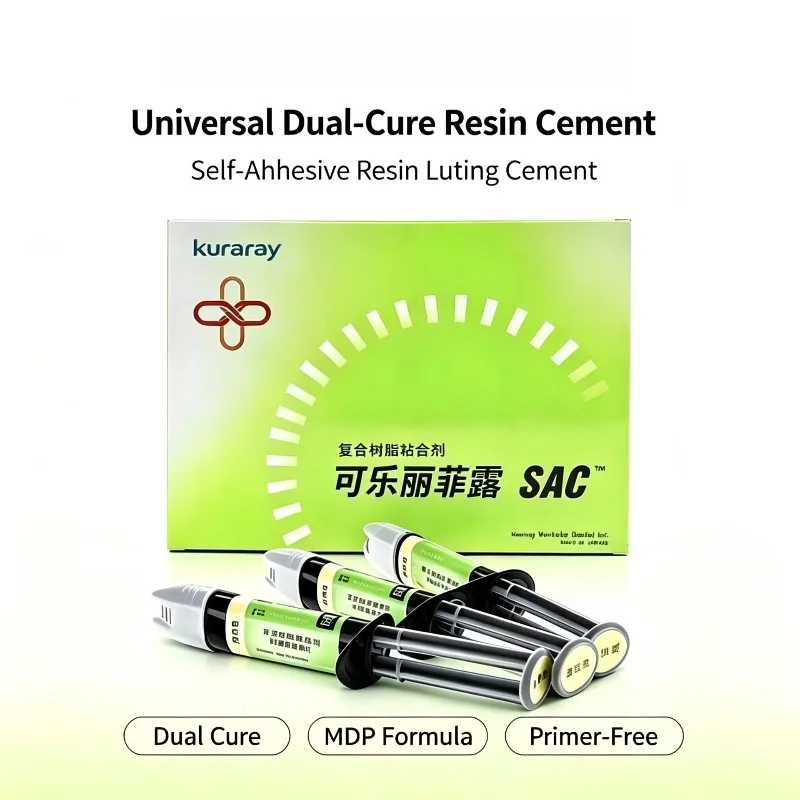 Dentistry Dental Materials SAC Double Solidification Resin Adhesive Compound Agent All Ceramic Crown Bonding Enhanced Easy