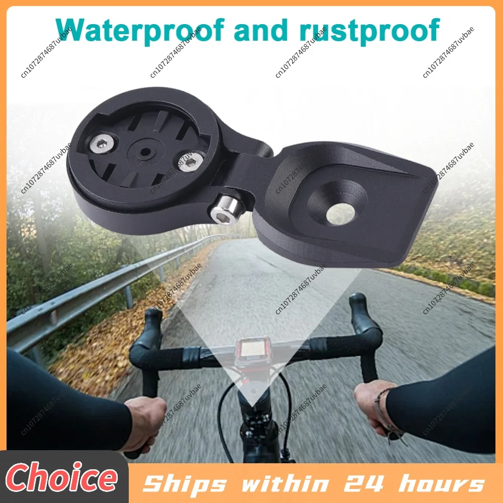 Bike Computer Mount Adjustable Bicycle Computer Mount Aluminum Alloy Bicycle Computer Stem Mount Holder for Garmin Bryton Wahoo