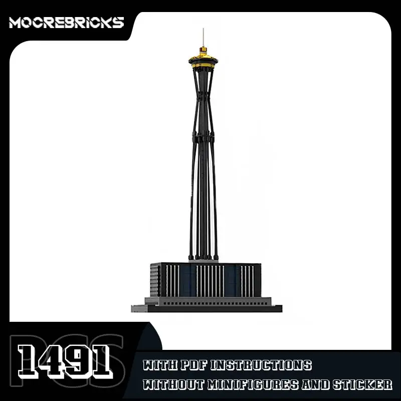 Serie personalizzata Sydney Tower Building Blocks Città Famoso modello di punto panoramico Kit di giocattoli in mattoni ad alta tecnologia Regalo di compleanno per bambini