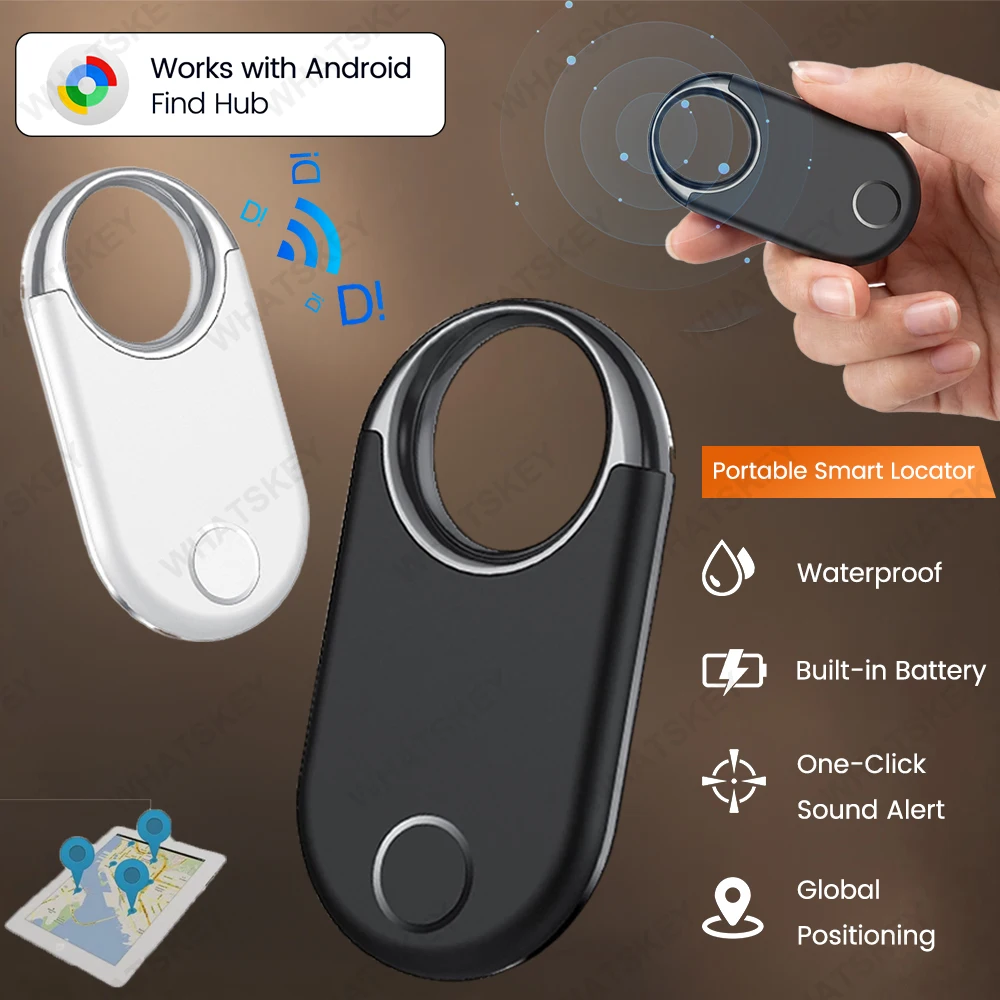 GPS Tracker for Samsung Android Tracker Work with Google Find My Bluetooth Locator Finder Global Positioning Anti-lost Smart Tag