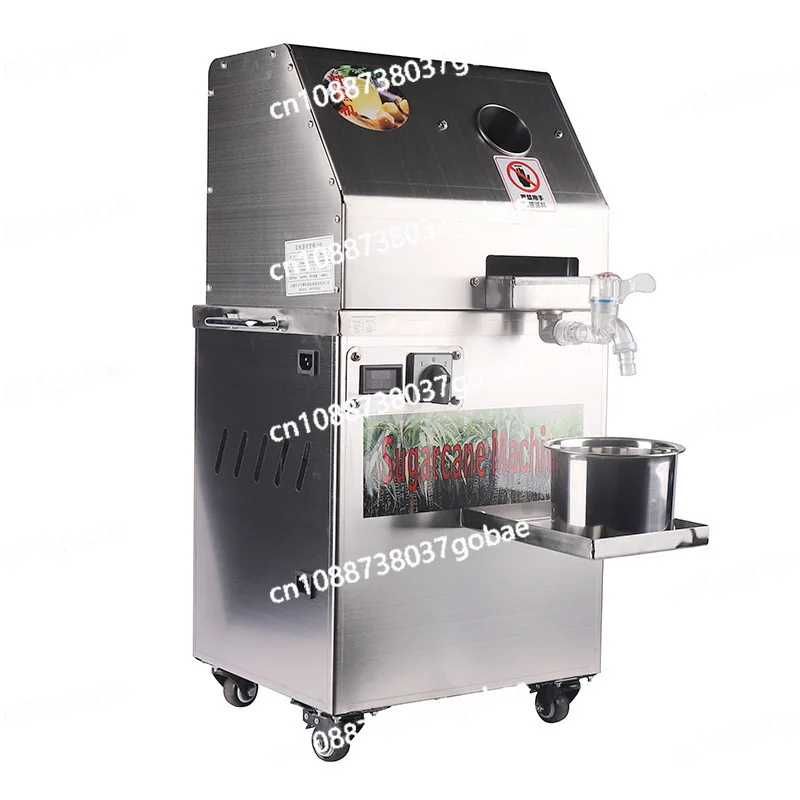 Spot commercial stall electric sugarcane machine stainless steel small juicer multi-functional commercial