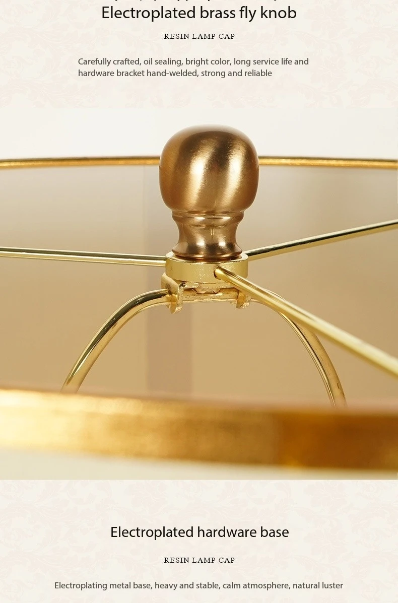 Hotel Home Decoration Bedside White Ceramic Table Lamp Bottle Landscape Table Lamp Copper-based Ceramic Table Lamp