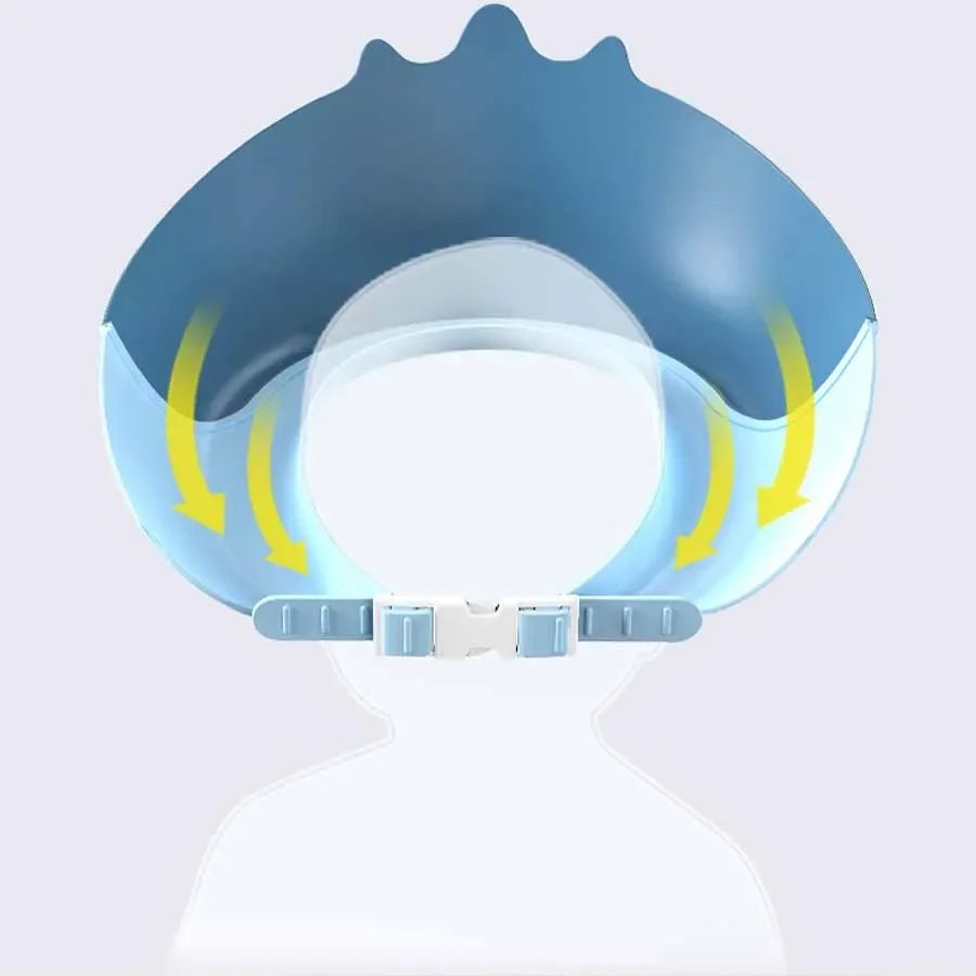 Children's Waterproof Shower Shampoo Cap Soft and Adjustable Child Safety Protection Shampoo Cap Baby Shampoo Cap