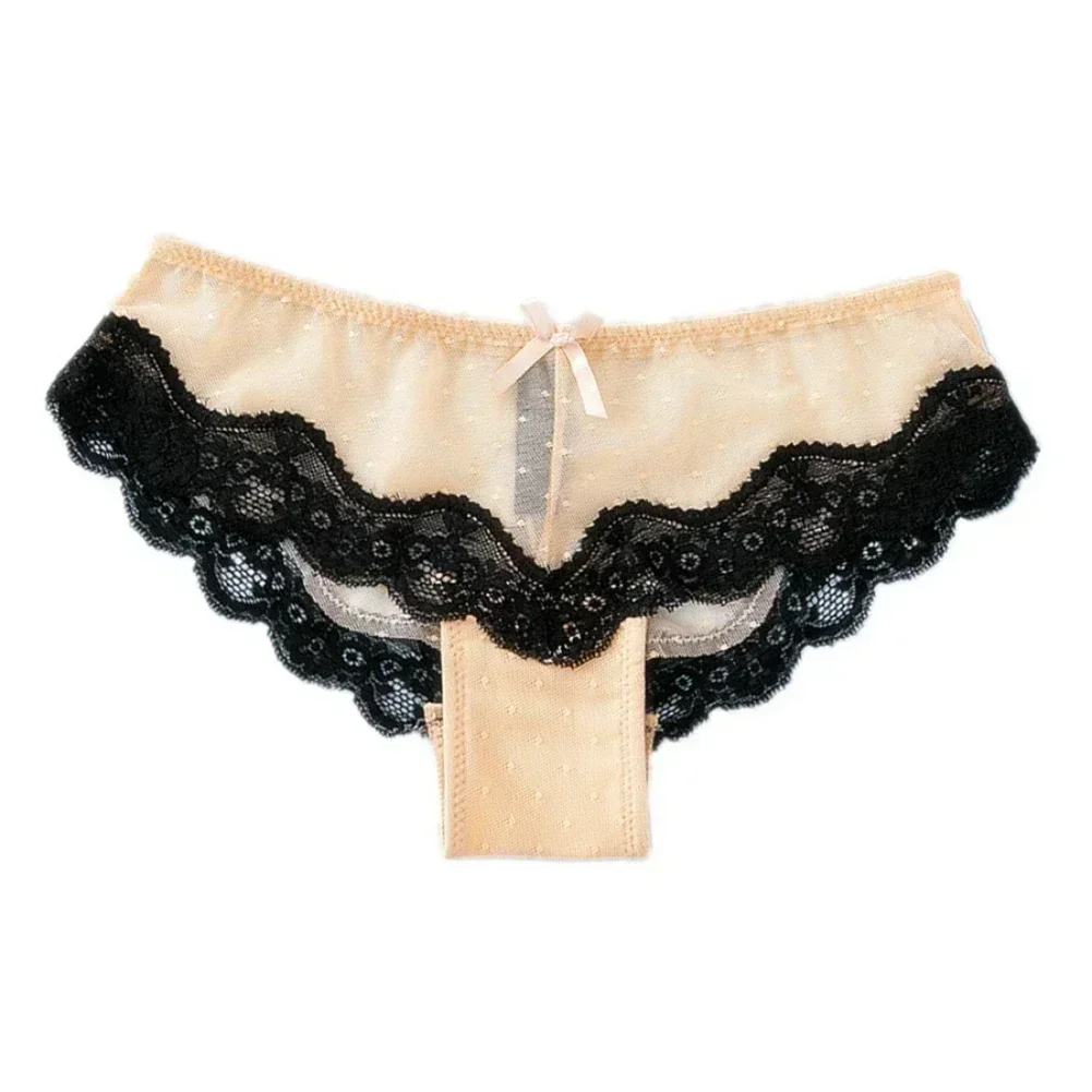 1pc macio respirável sexy calcinha feminina calcinha de cintura baixa oco briefs ultra fino roupa interior calcinha de renda senhora verão g-string