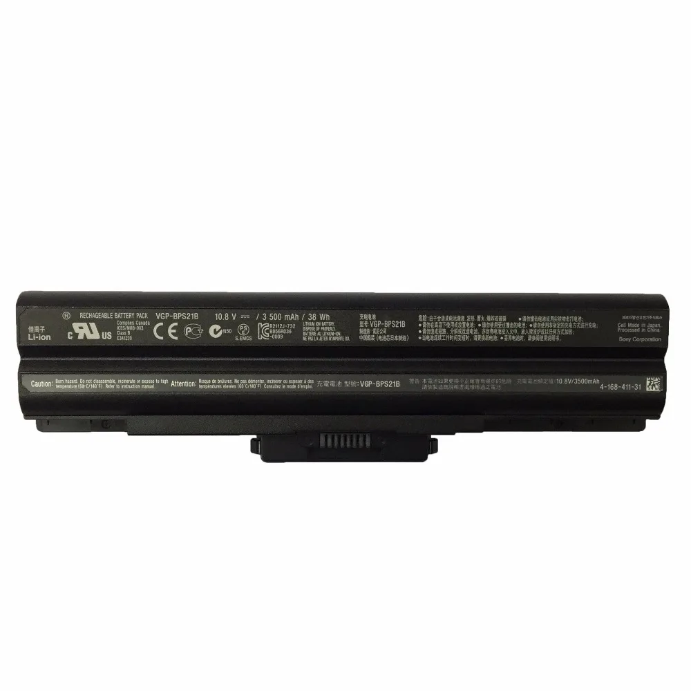 Imagem -04 - Bateria Original Nova do Portátil Vgp-bps21 para Sony Vgp-bps21a b Vgp-bps21 s Vgp-bps13 Vgp-bpl13 Vgp-bps13a b 10.8v 38wh 3500mah