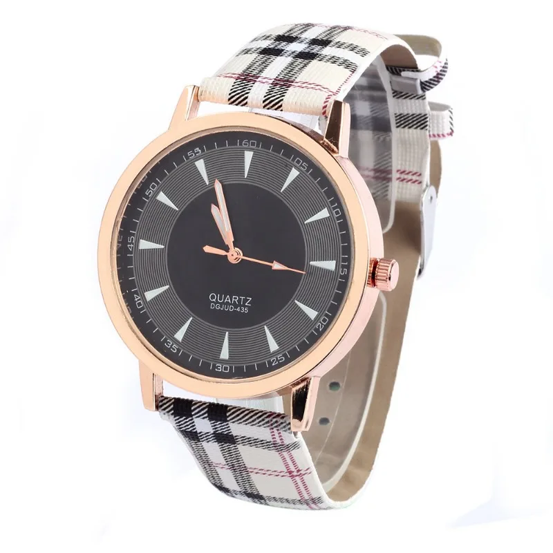 Men's Couple Watch Women's Belt Grid Watch