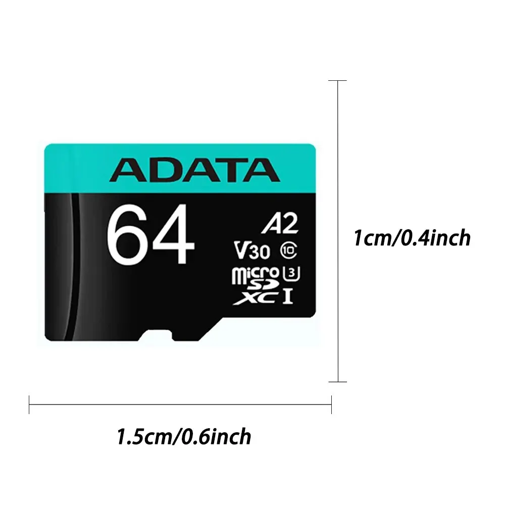 ADATA SDXC Micro Card 32GB 64GB 128GB 256GB A1 V10 U1 Class 10 UHS I Memory Card Microsd Card Flash Card Storage Card For Phone