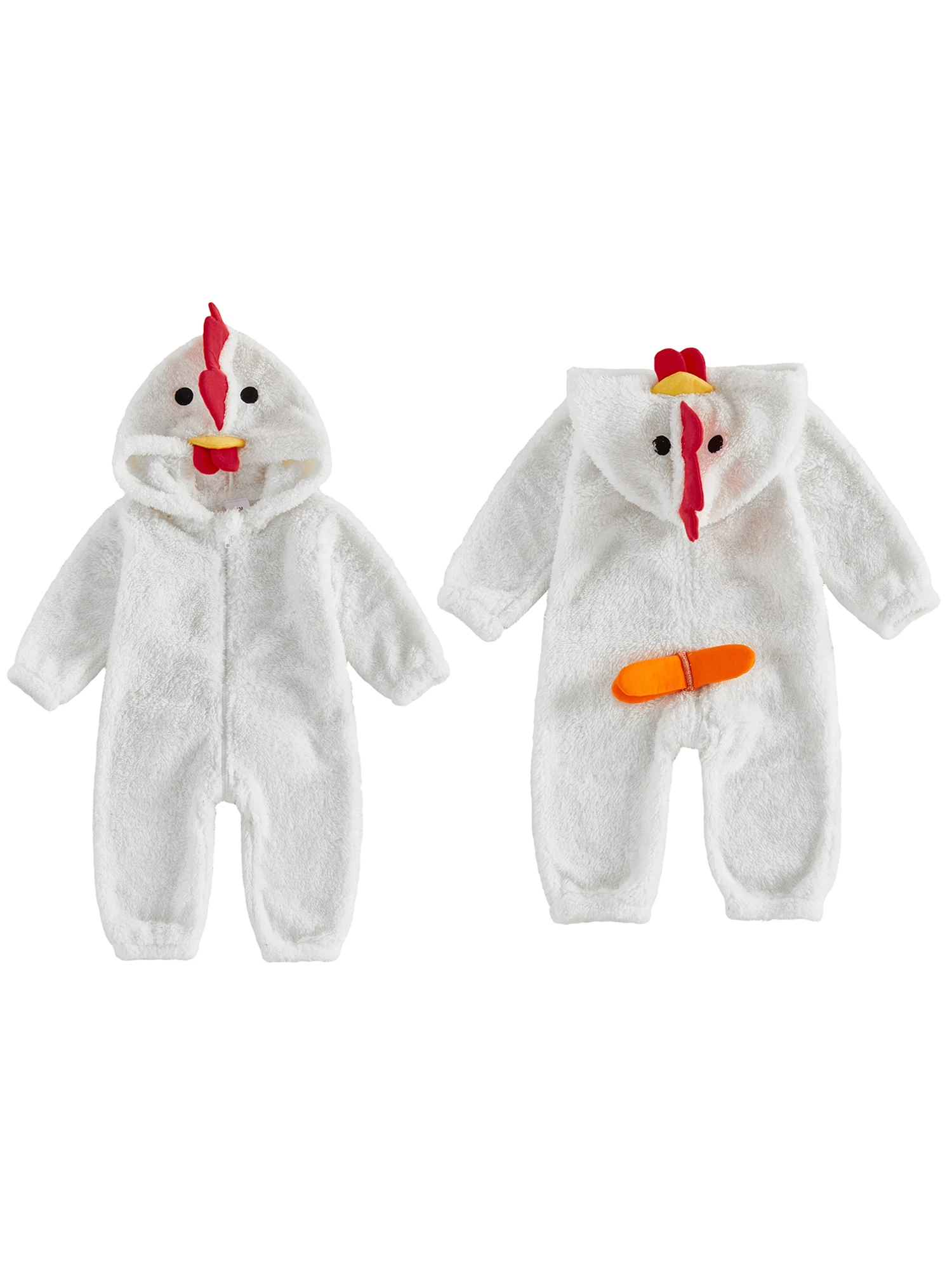 

Очаровательный костюм утенка для малышей с капюшоном, длинными рукавами и молнией на всю длину для весеннего отдыха и тепла.