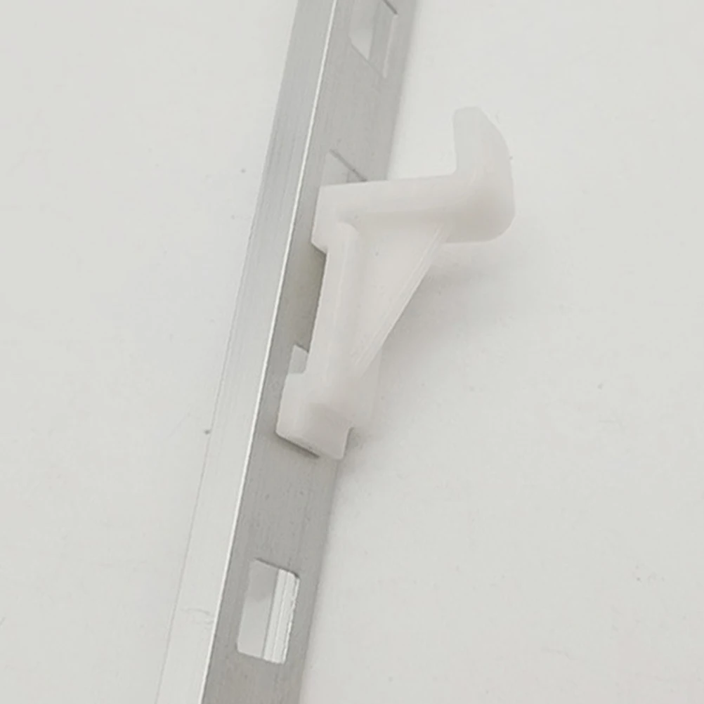 

15 Pcs True Plastic Snap Hook Shelf Refrigerator Support Cooler Hooks