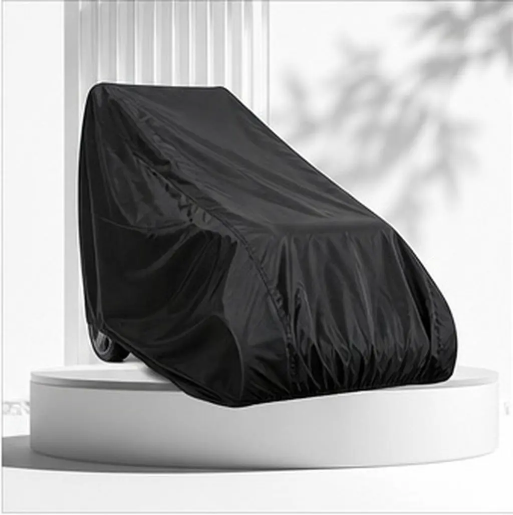 1Pcs Lawn Mower Dustproof Cover Waterproof Polyester Protective Hood Outdoor Mower Cover Portable Lightweight Dust