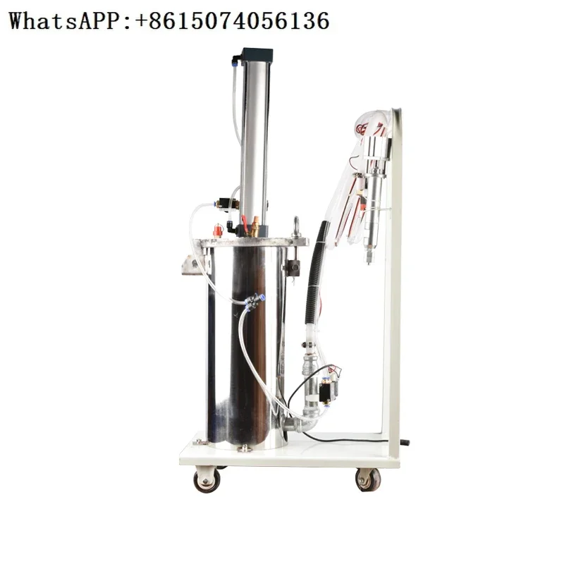 Hand-held quantitative gluing machine for 2600ML silicone pressure barrel with large flow filling glue.