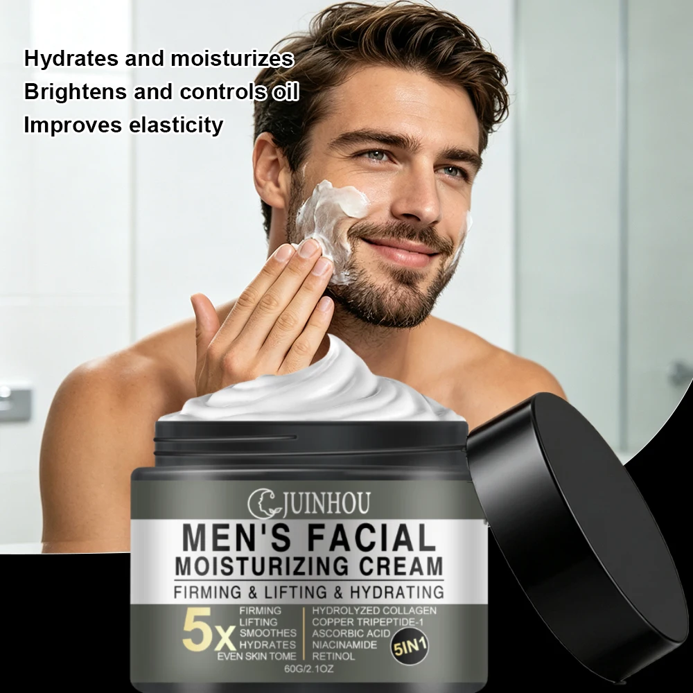JUINHOU Crema Viso Uomo Anti-E - Tripeptide Collagen Boost recensione e prezzo