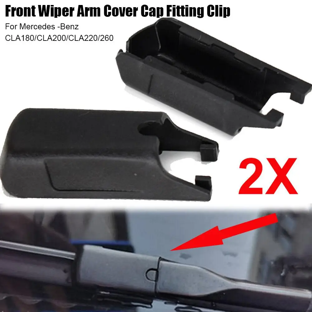 2pcs Front Windscreen Wipers Arm Cover Cap Clip W000050335 For Mercedes V-Class W447 2014-2021