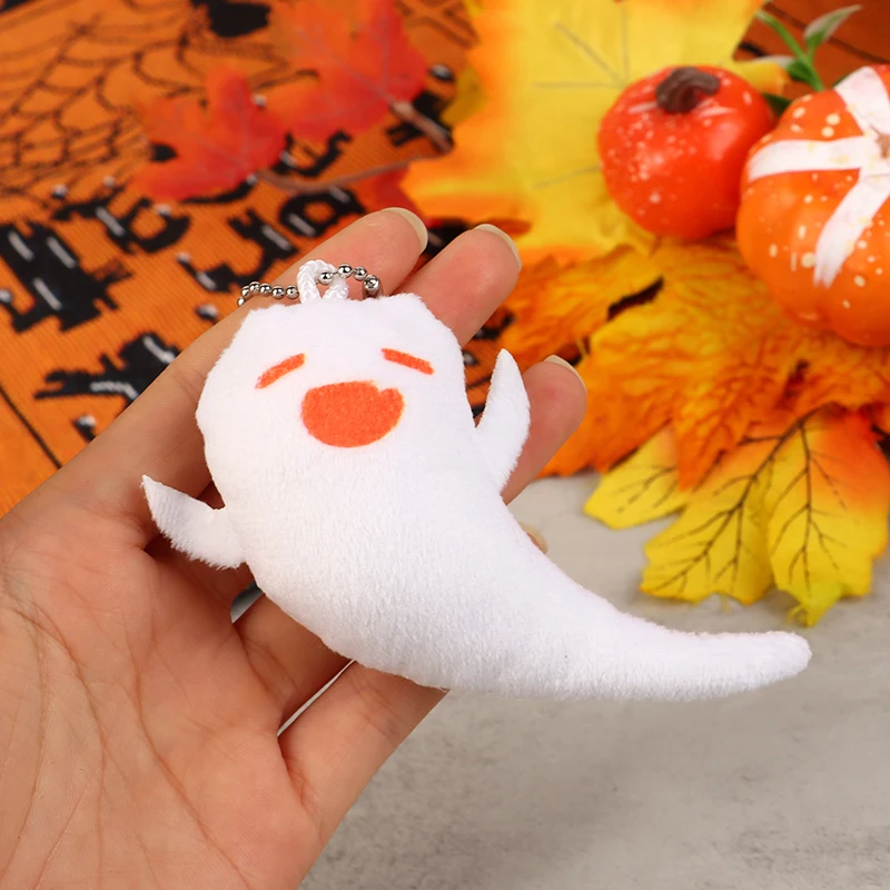 Game Periphery Toy Gift New Genshin Impact Hu Tao Ghost Cute Plush Doll Keychain Kawaii Fluffy Soft Stuffed Toy Backpack Pendant