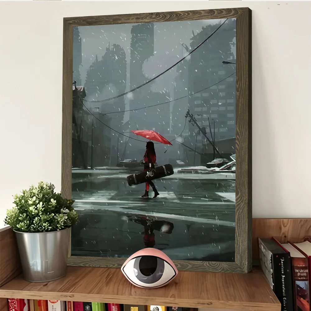 Punishing Gray Raven Game Printing Poster Customizable Pictures Wall Art Canvas Painting for Decoration Living Room Home Decor - view 4
