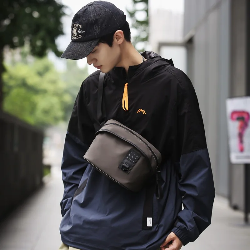 

Сумка мужская модная сумка через плечо нейлоновая водонепроницаемая повседневная модная сумка через плечо для мобильного телефона для поездок на работу