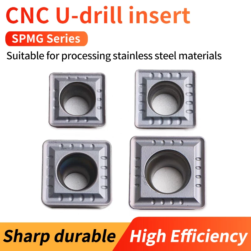 

VOKET U-drill blade SP fast violent drill SPMG050204-PG LF6018S stainless steel CNC blade