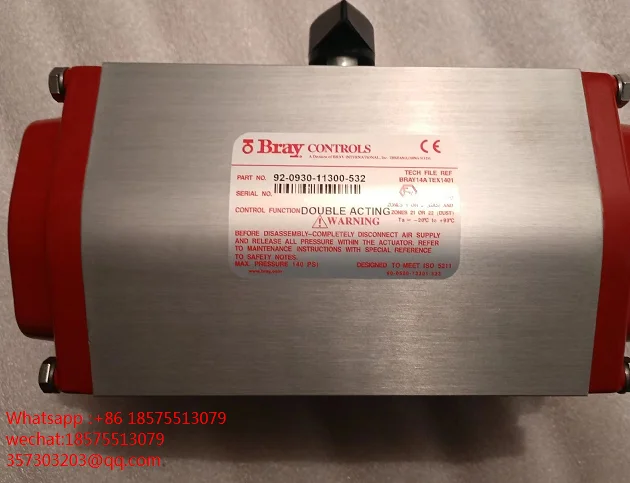 สำหรับ Bray 92-0930-11300-532กระบอกสูบ Pneumatic Actuator 92-0930-11300-532นิวเมติกอุปกรณ์กระบอกนิวเมติกหัว