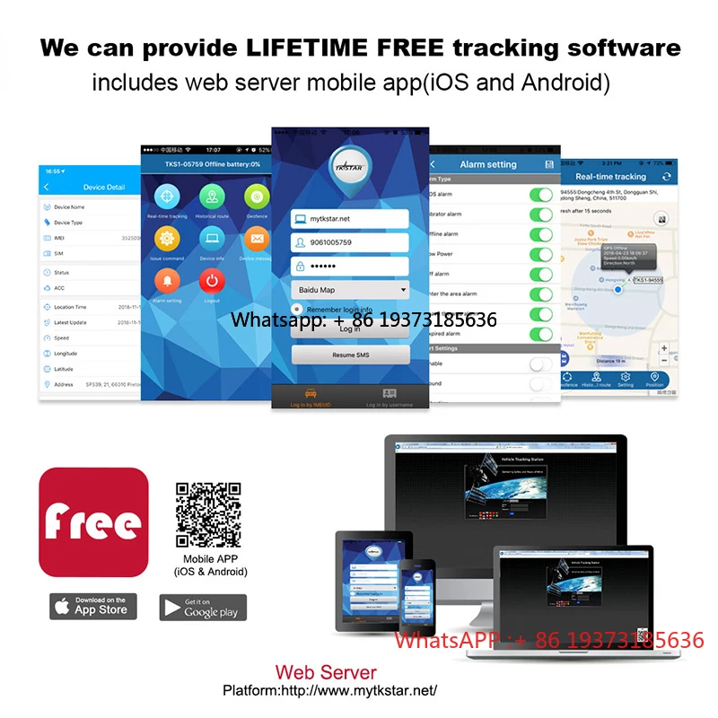 جهاز تتبع Vjoy Magnet GPS TK905B بقدرة 10000 مللي أمبير في الساعة مقاوم للماء بنظام تحديد المواقع العالمي (GPS)