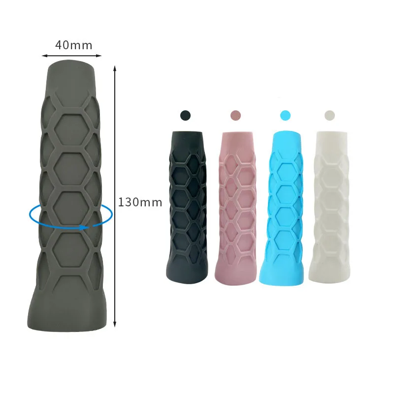 Pickleball Paddle Non- Slip Honeycomb Silicone Replacement Grip Pickleball Tennis Racket Overgrip Sleeve Handle Cover for Enhanc