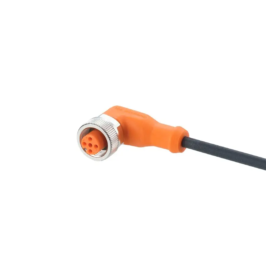 Distributor IFM 25m PUR-Cable M12 Connector Female Cordset Cable ADOAH040MSS0025H04 EVC088 IFM Connecting Cable With Socket