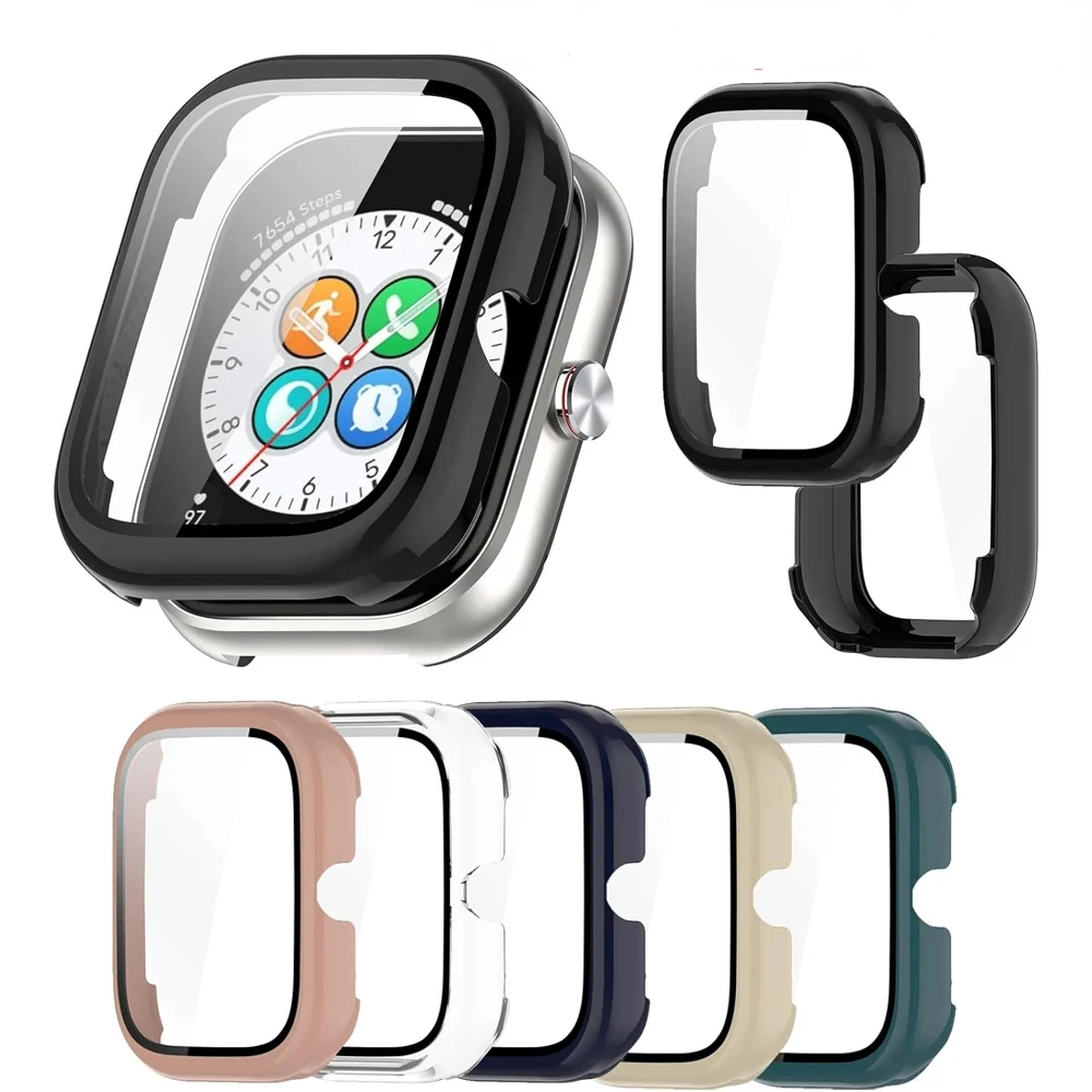 

Чехол для часов Honor Choice Haylou, ультратонкий защитный чехол из закаленного стекла с твердостью ПК и полным покрытием. Велоспорт