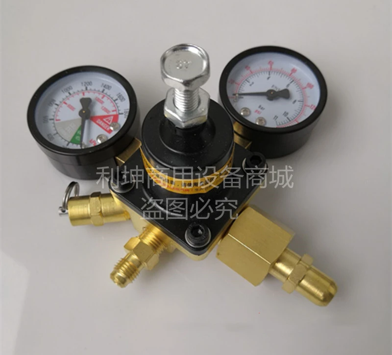 

Gas cylinder pressure gauge group coarse tooth interface pressure gauge commercial cola machine beverage machine accessories