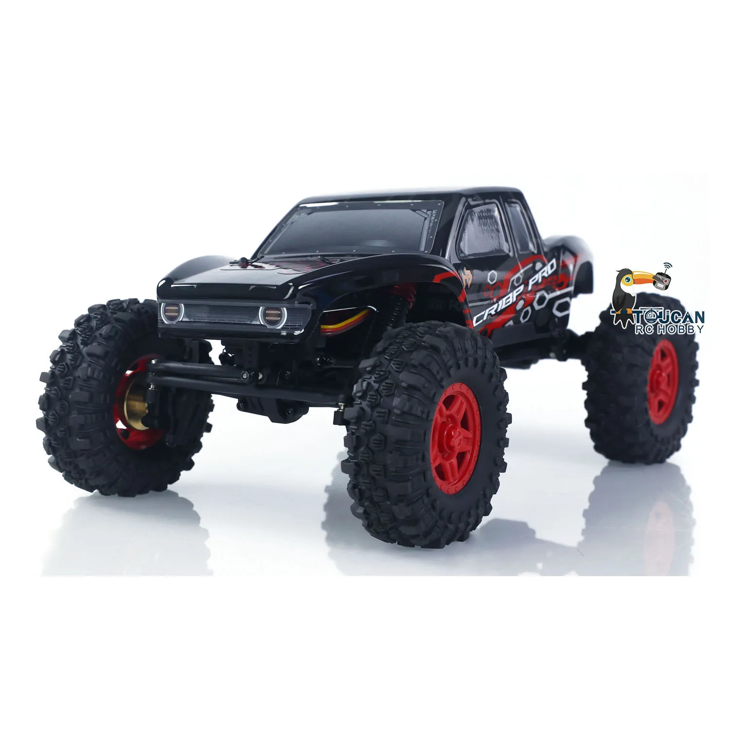 1/18 2.4G RCロッククローラーカー CR18P PRO 4WDリモートコントロール